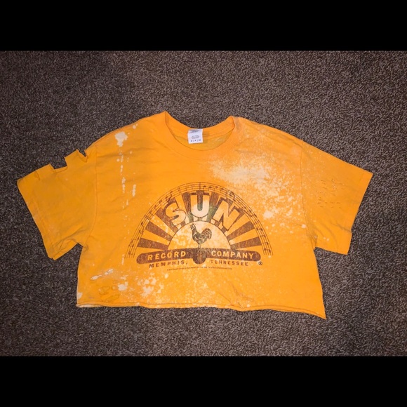 Yellow Mellow Sun Studios Crop Top - Picture 1 of 3